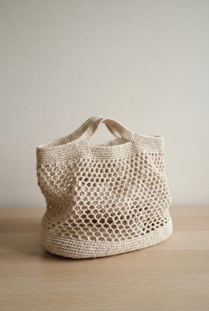 Classic Coastal Net Shopper — crochet bag summer style outfit