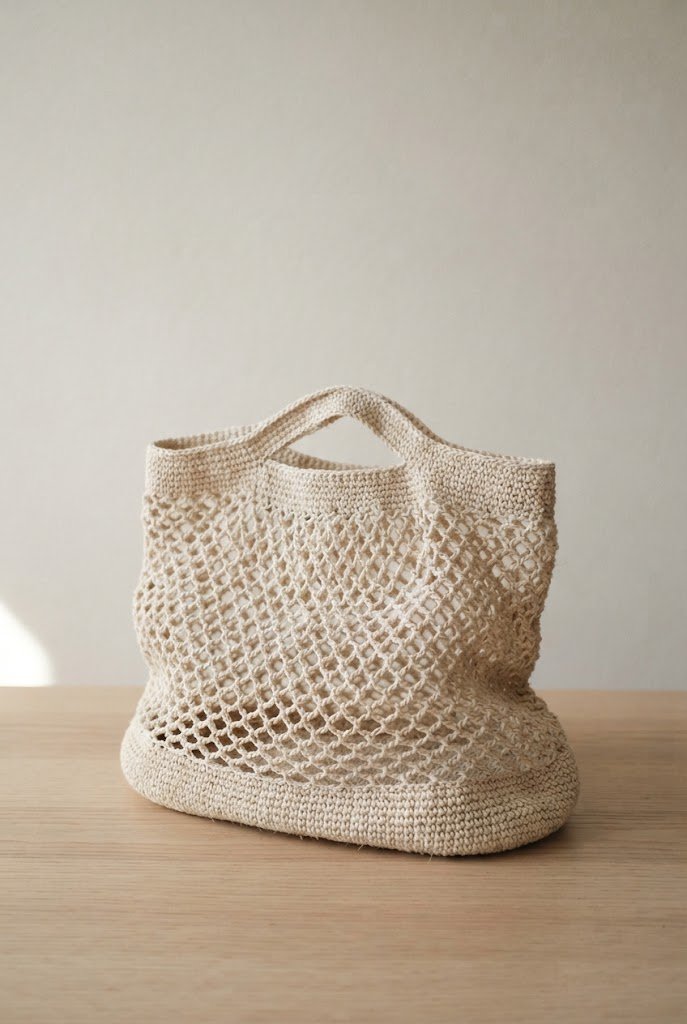 The Delicate Openwork Market Net — crochet bag summer style outfit