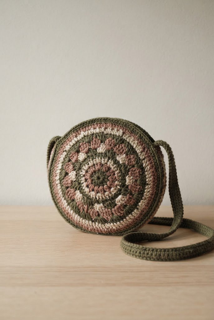 The Festival Round Circle Bag — crochet boho bag pattern style outfit