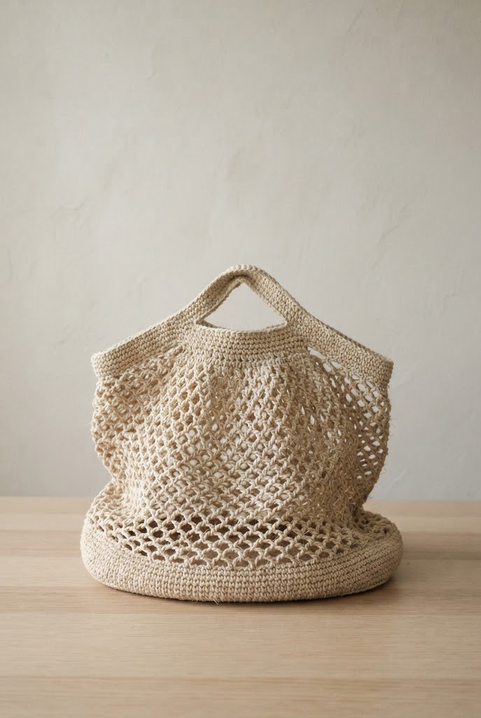 The Delicate Openwork Market Net — crochet boho bag pattern style outfit