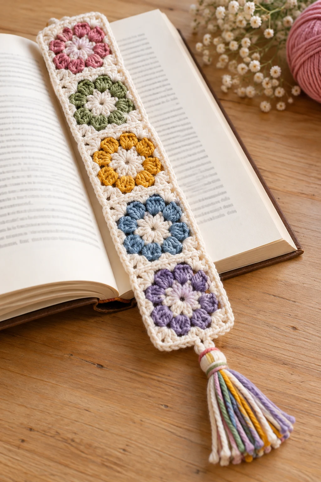 Classic Granny Square Crochet Bookmark — crochet bookmarks style outfit