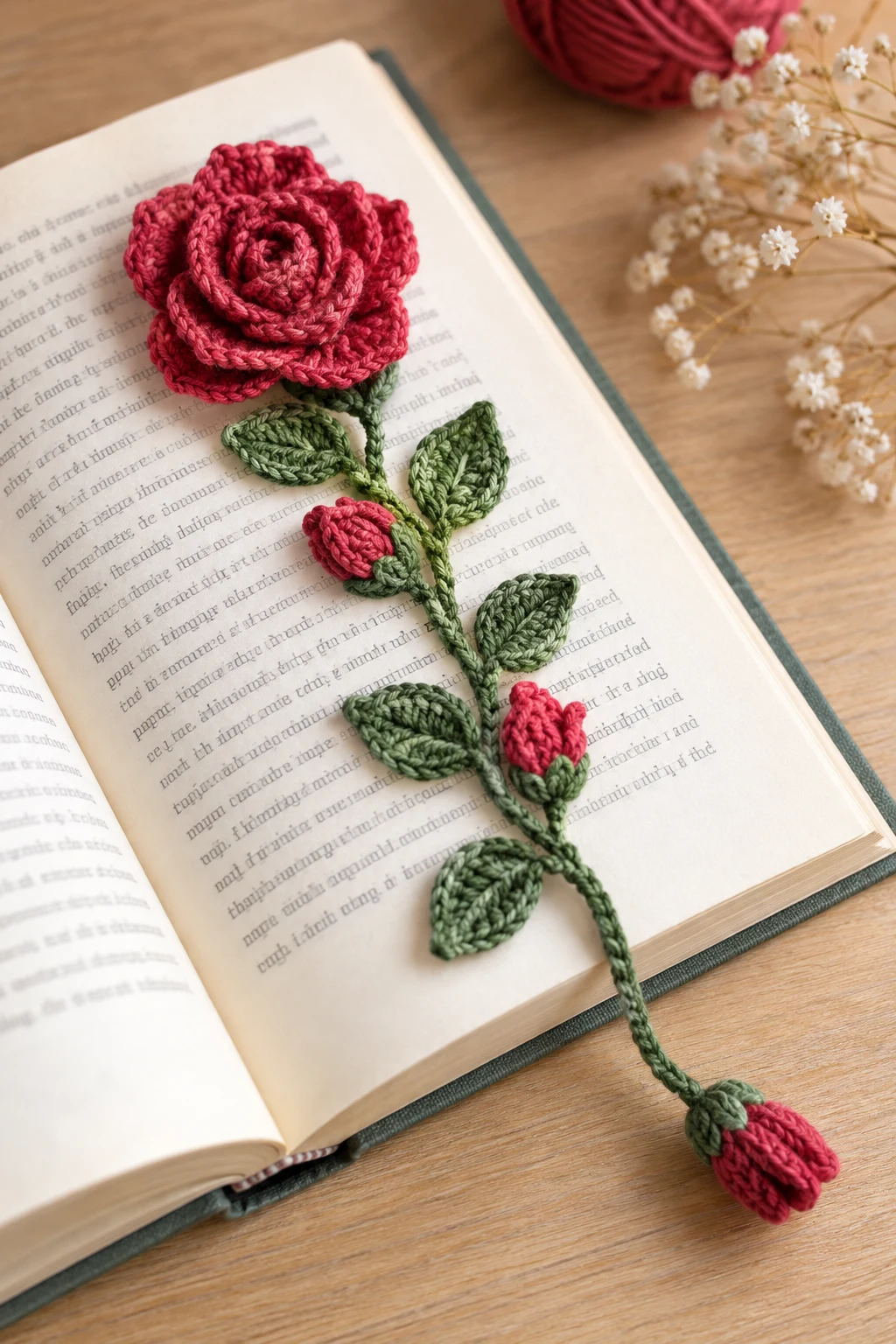 Charming Rose Crochet Bookmark — crochet bookmarks style outfit