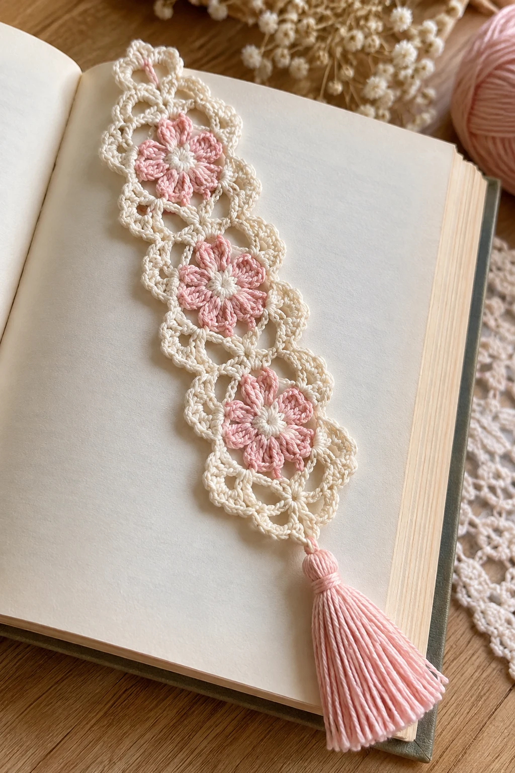 Elegant Lace Crochet Bookmark — crochet bookmarks style outfit