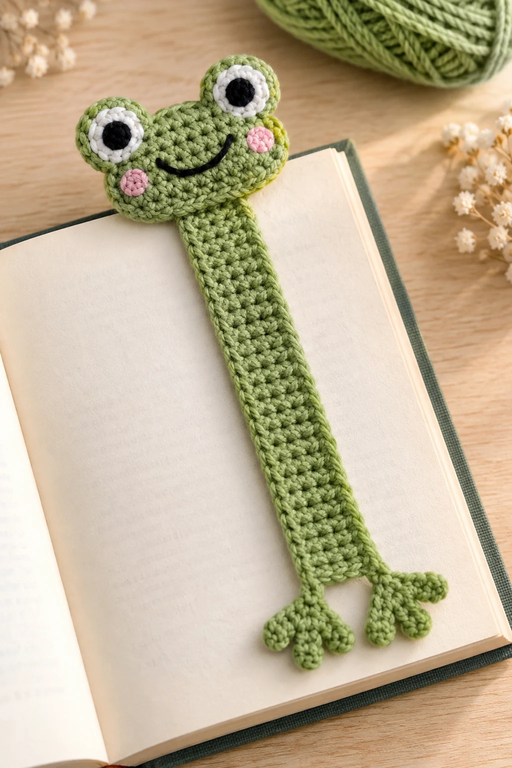 Cute Frog Crochet Bookmark — crochet bookmarks style outfit