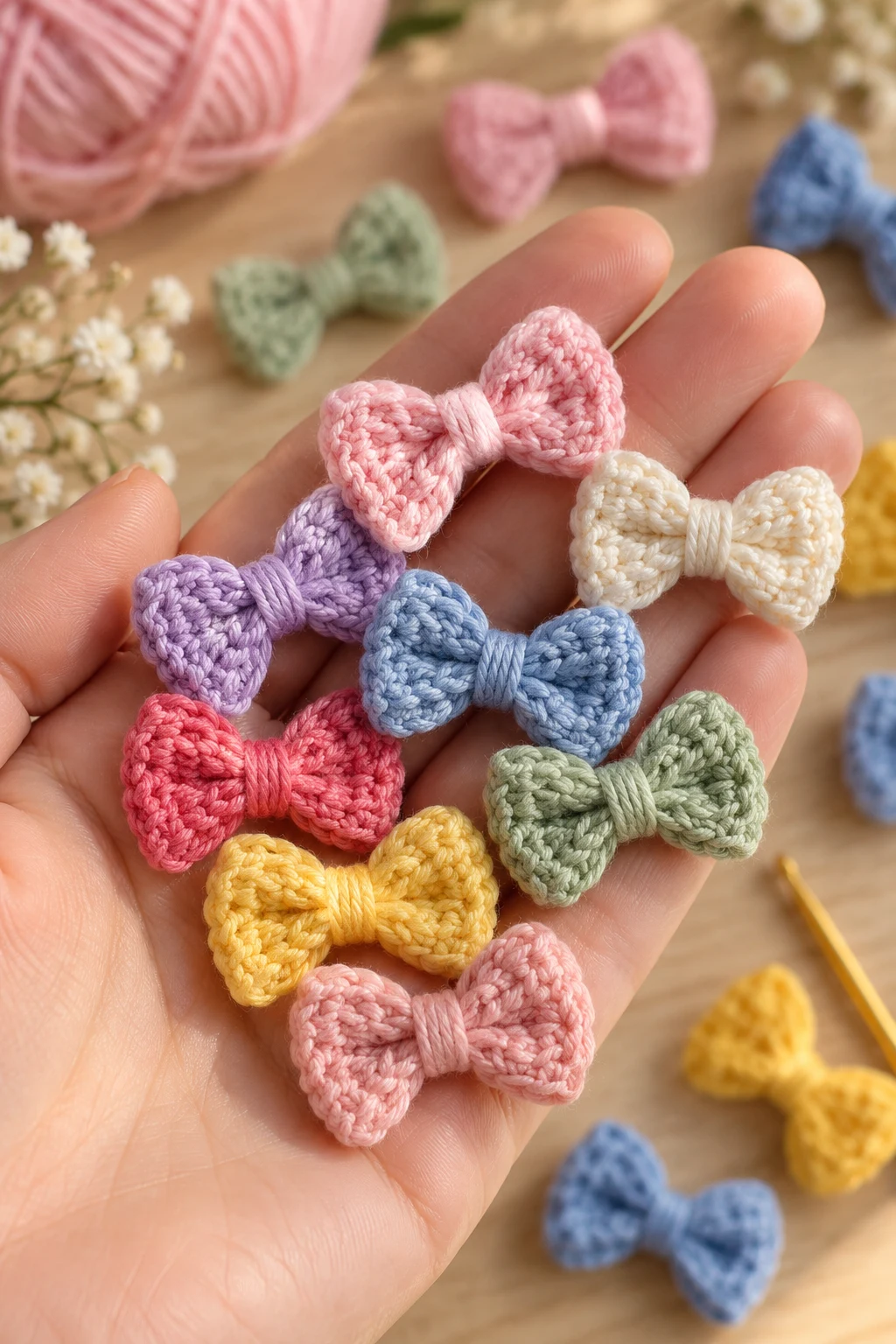 Tiny Crochet Bows for Amigurumi — crochet bows style outfit