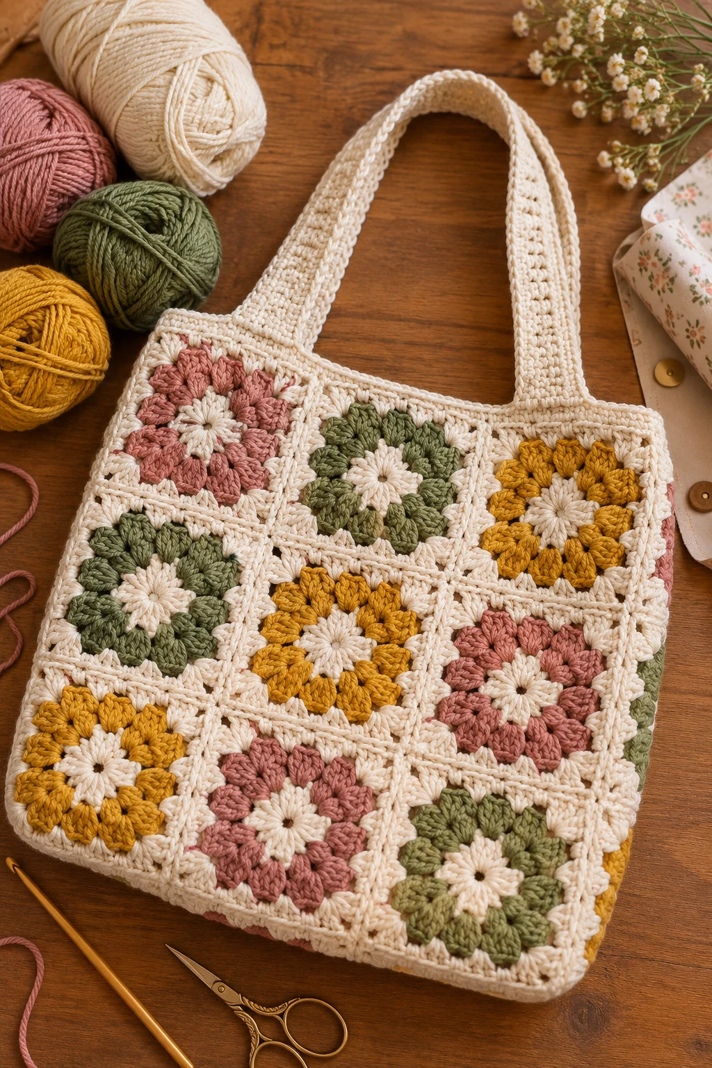 Granny Square Bag Boutique — crochet business style outfit