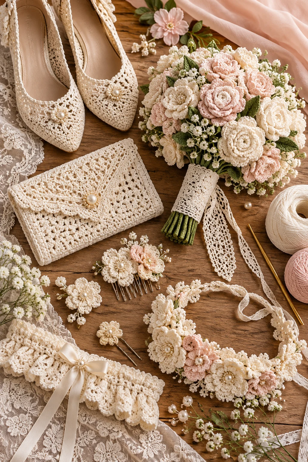 Crochet Wedding Collection — crochet business style outfit