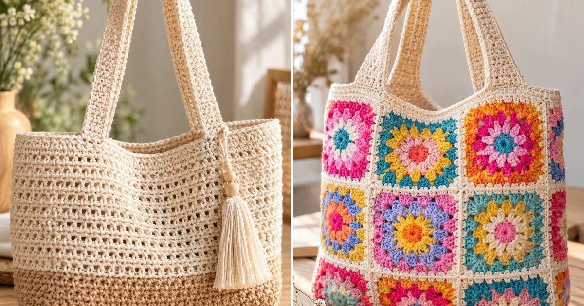 Crochet canvas bag: 10 Easy DIY Ideas for 2026 crochet canvas bag