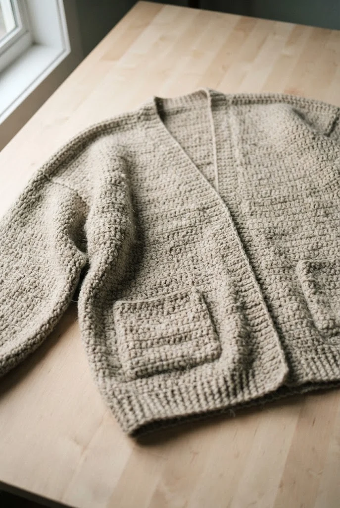 The Everyday Oversized Boyfriend Cardigan — crochet cardigan pattern free style outfit