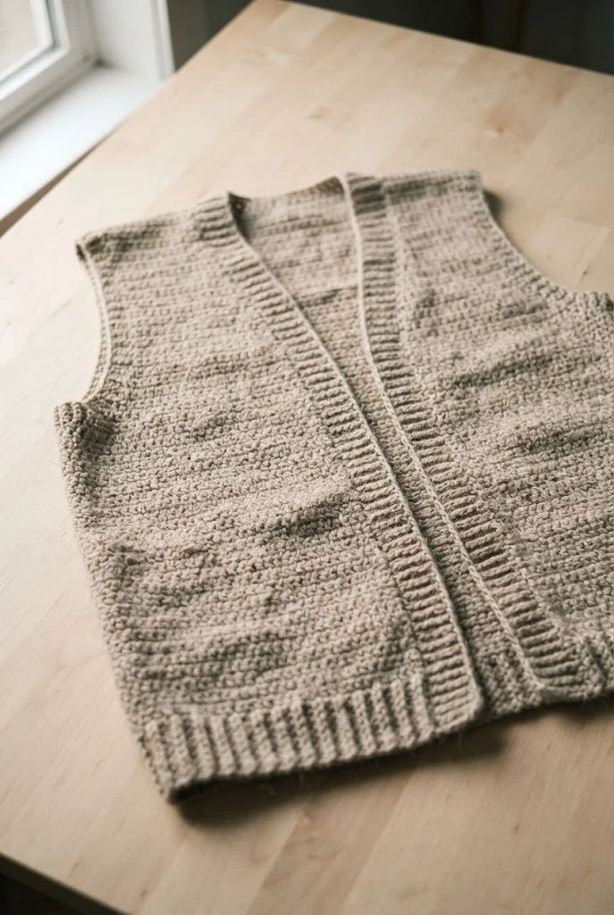 Sleeveless Vest Cardigan Hybrid — crochet cardigan pattern free style outfit