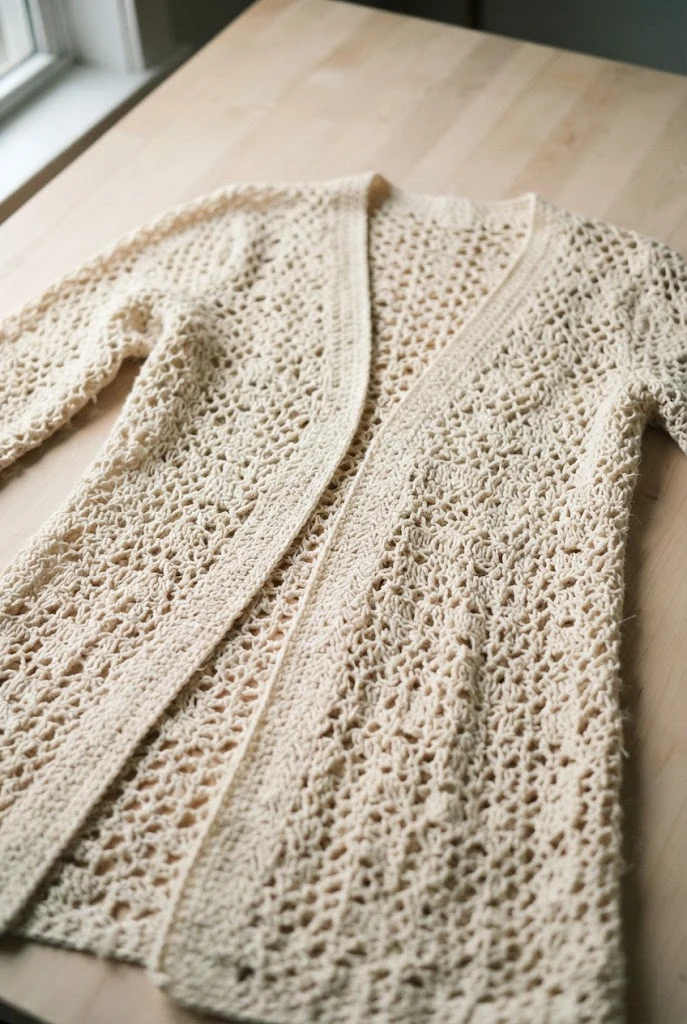 Lightweight Summer Duster Cardigan — crochet cardigan pattern free style outfit