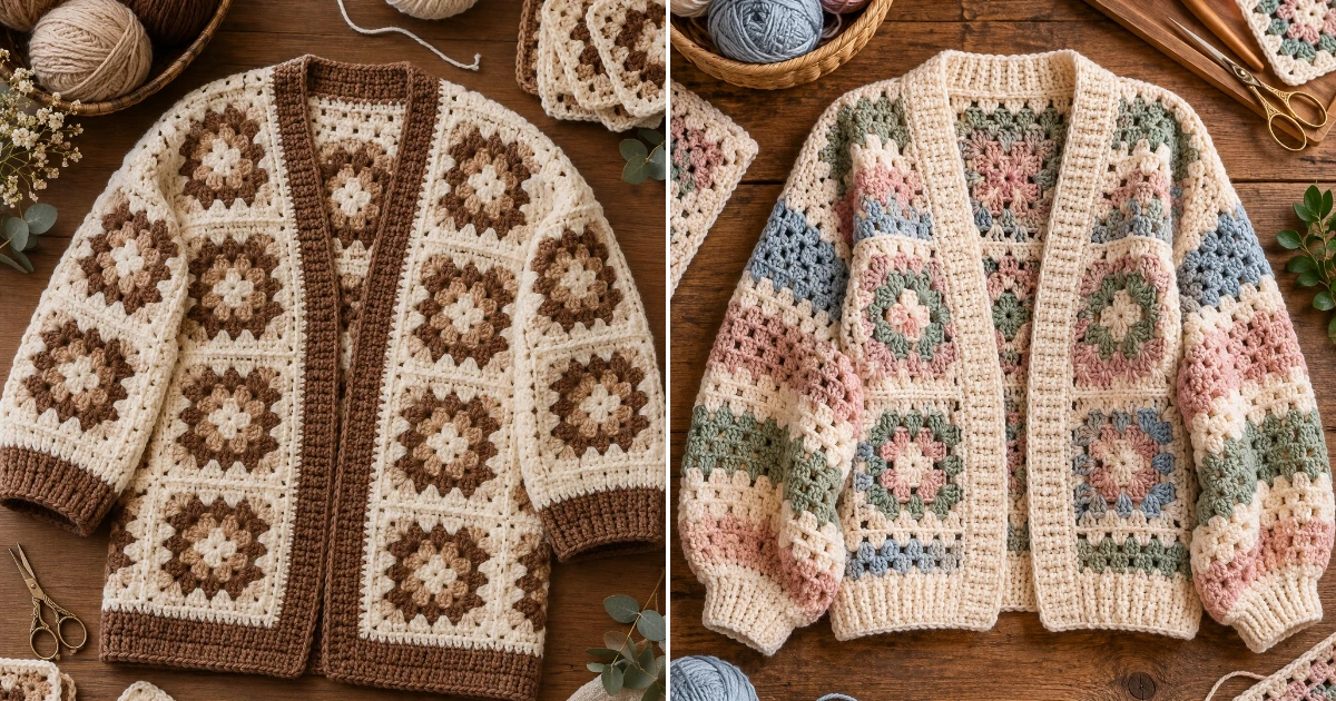 Crochet cardigan pattern free: 11 Easy DIY Ideas for crochet cardigan pattern free