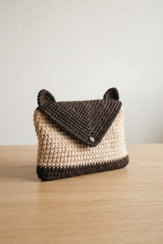 Sleek Siamese Envelope Clutch — crochet cat bag pattern free style outfit