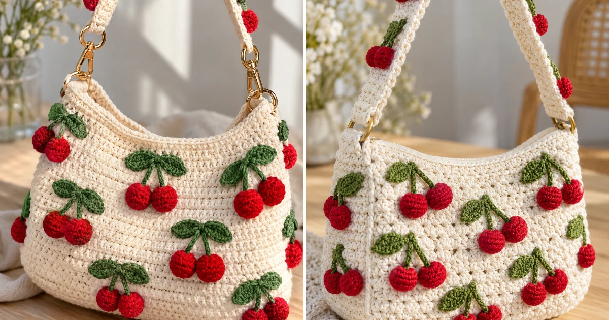 Crochet cherry bag: 15 Stunning DIY Ideas for 2026 crochet cherry bag
