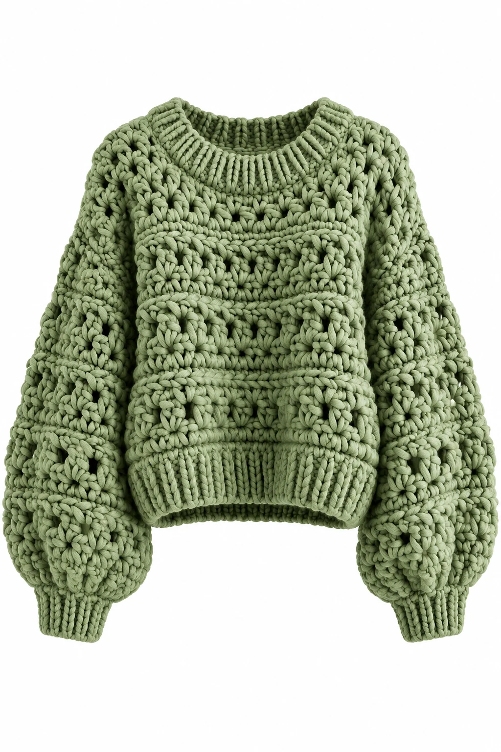 Shop: crochet chunky sweater