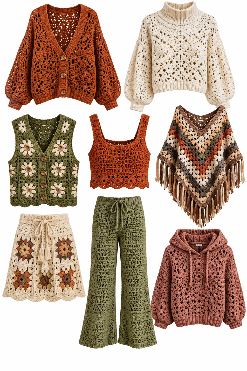 Shop: crochet clothes fall