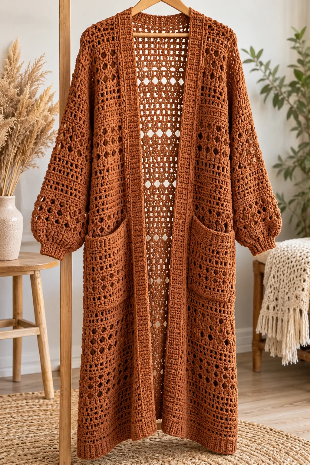 Crochet Longline Duster Cardigan — crochet clothes fall