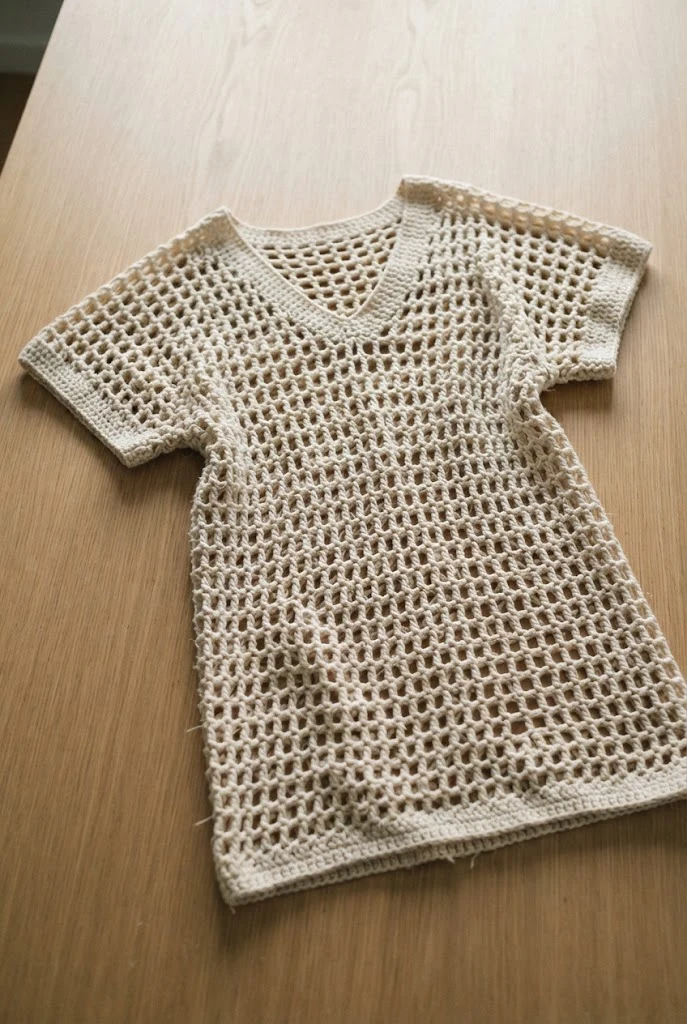Starlight Mesh Beach Cover-Up — Crochet Clothes Patterns style outfit