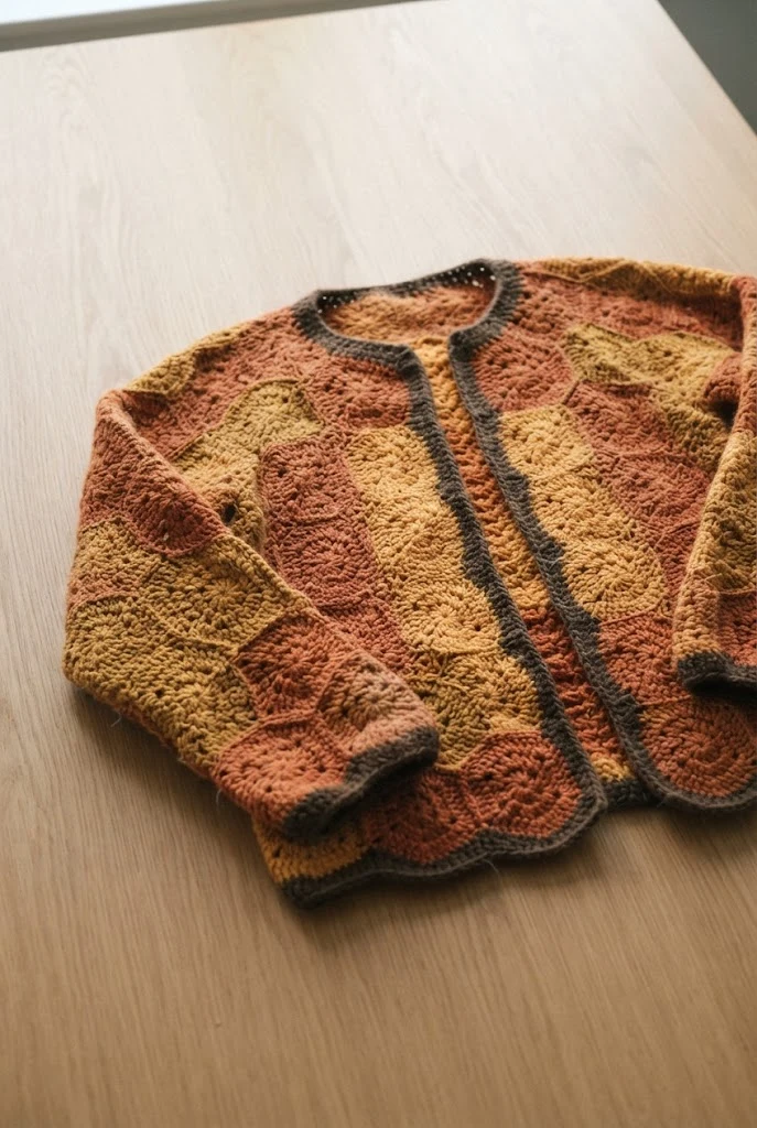 Amber Sunburst Cardigan — Crochet Clothes Patterns style outfit