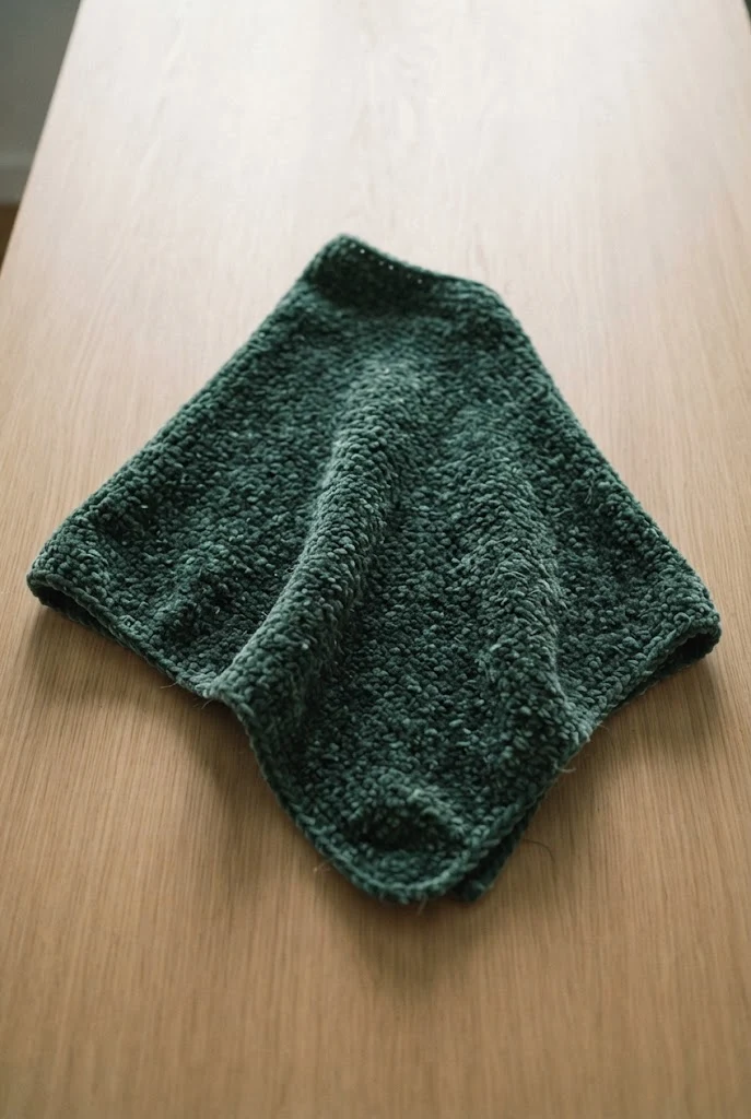 Emerald Velvet Boucle Poncho — Crochet Clothes Patterns style outfit
