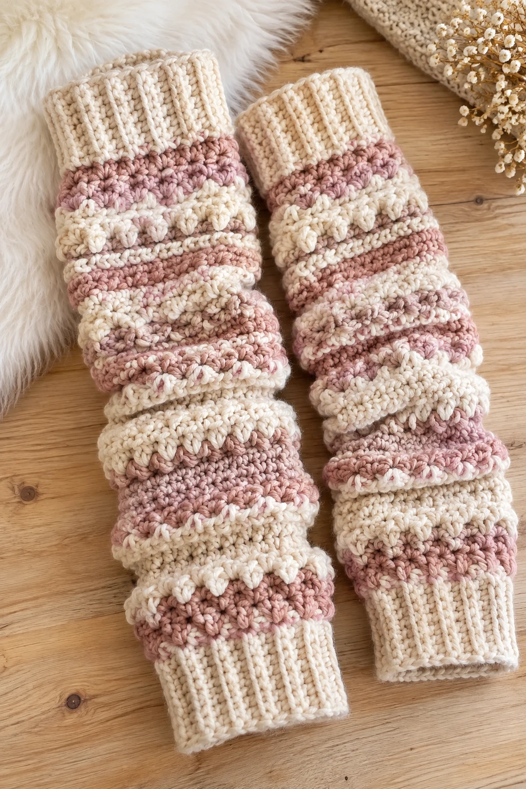 The Warm Crochet Leg Warmers — crochet clothes winter style outfit