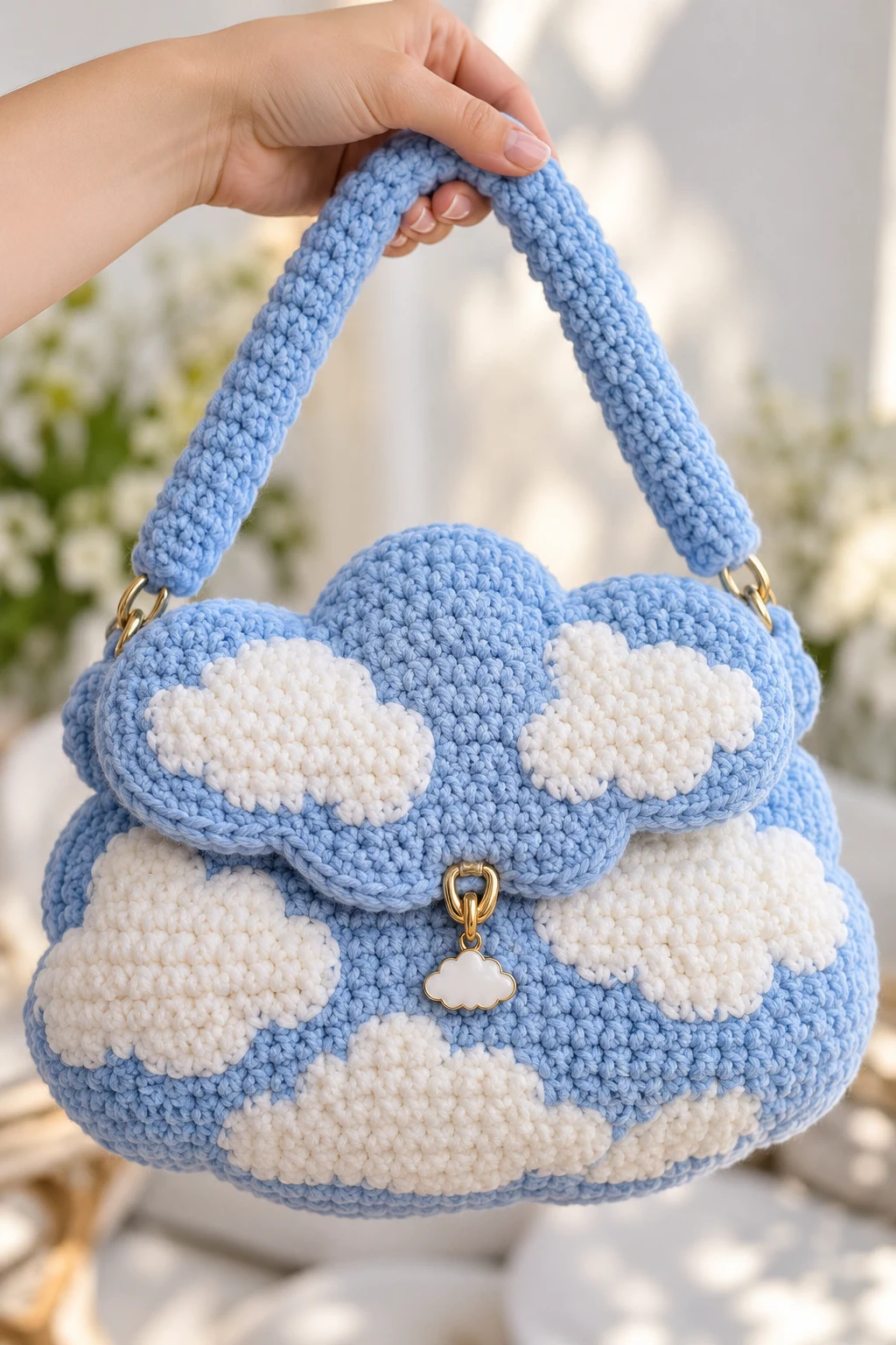 Project 10 — crochet cloud bag