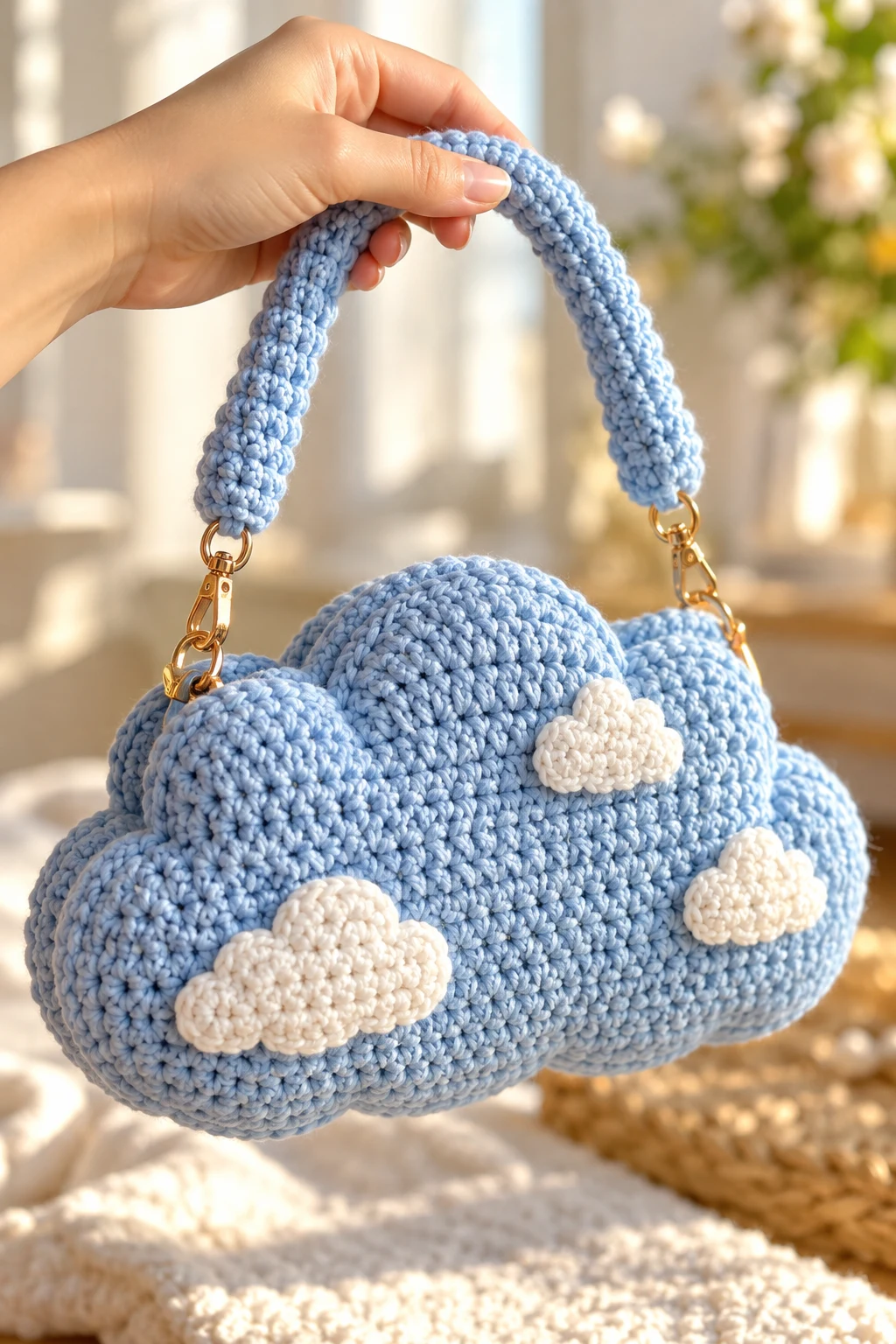 Project 13 — crochet cloud bag