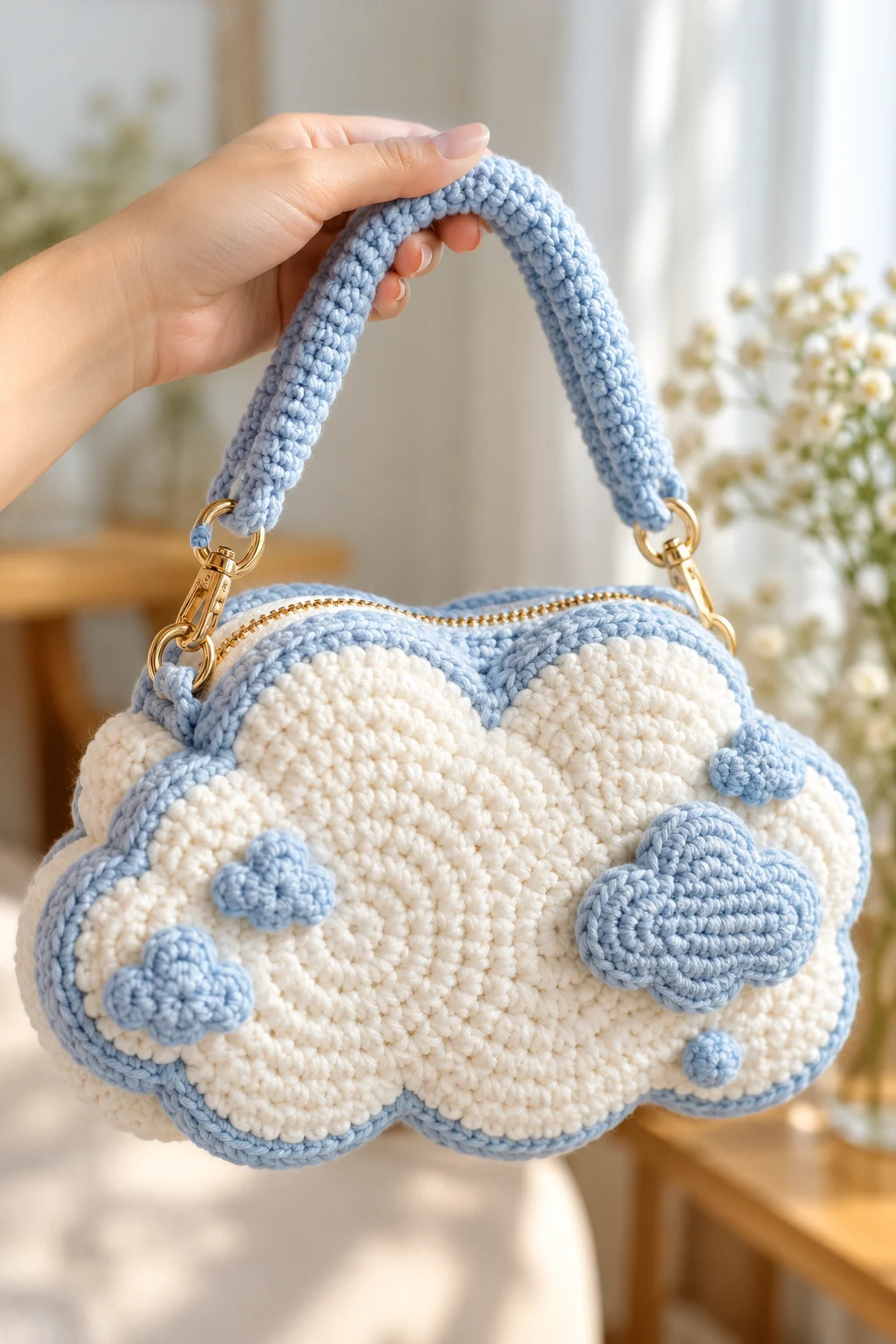 Project 14 — crochet cloud bag