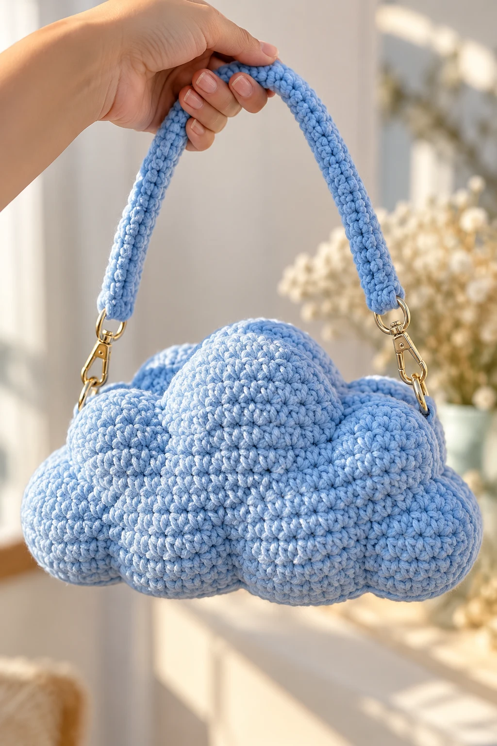 Project 15 — crochet cloud bag
