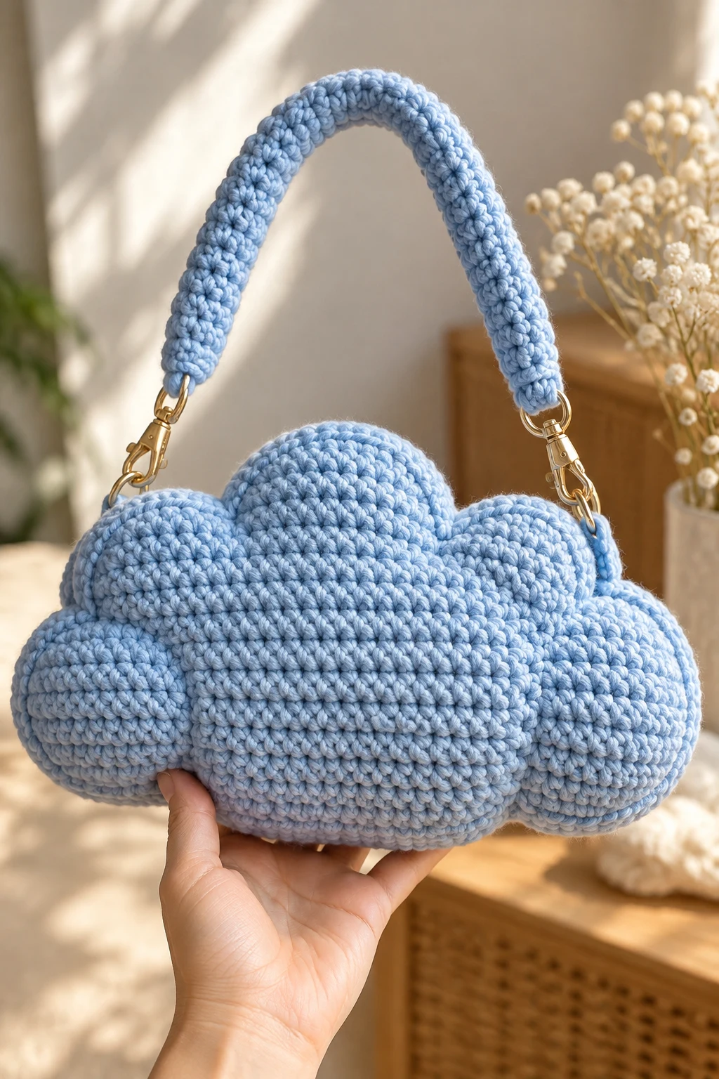 Project 4 — crochet cloud bag