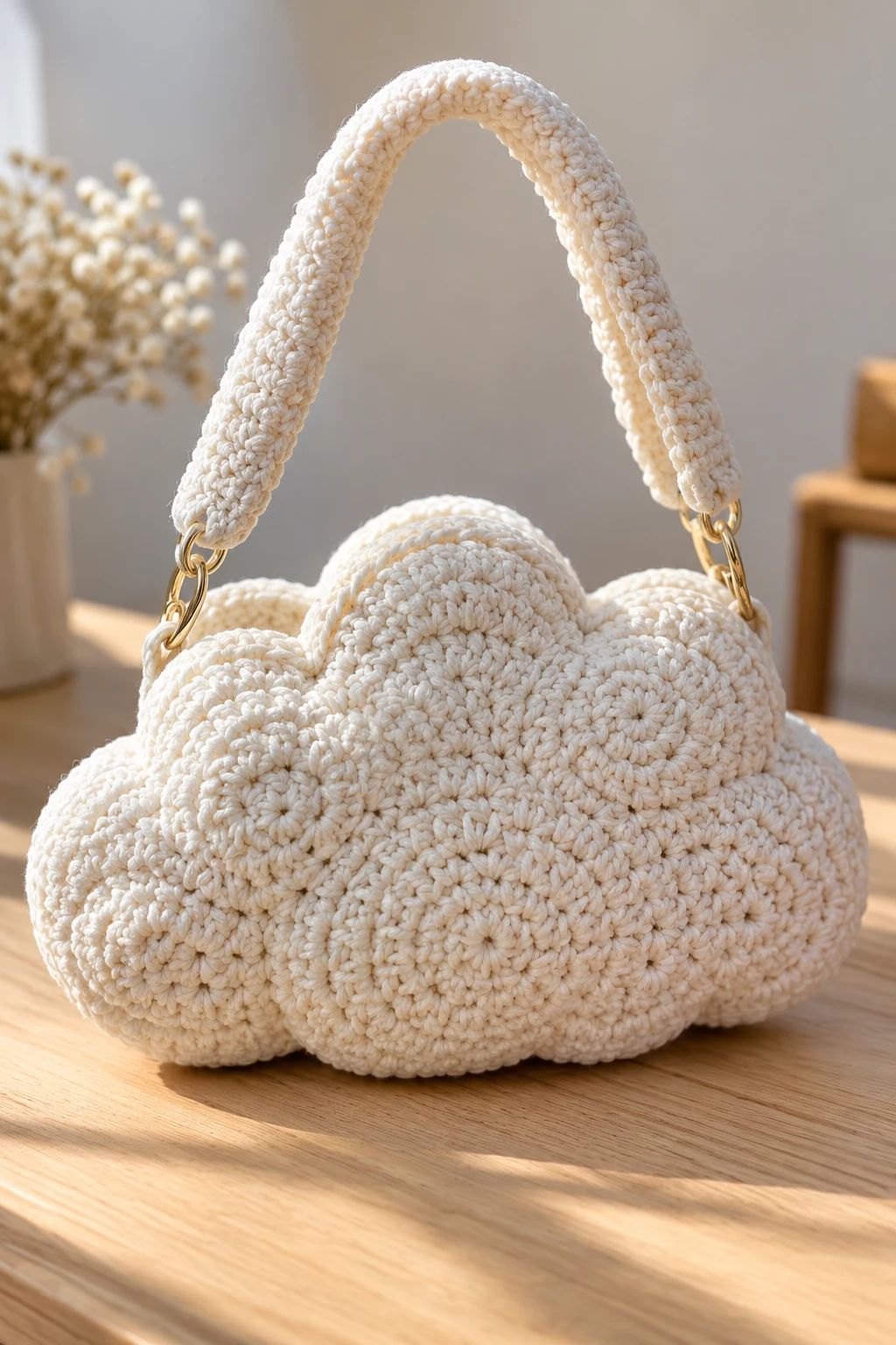 Project 5 — crochet cloud bag