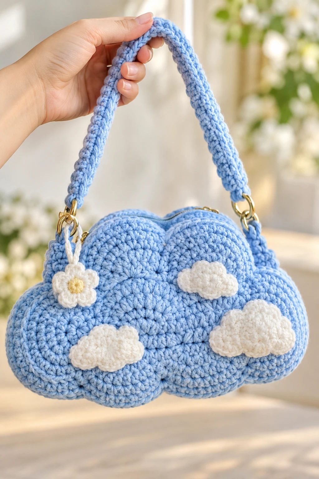 Project 6 — crochet cloud bag