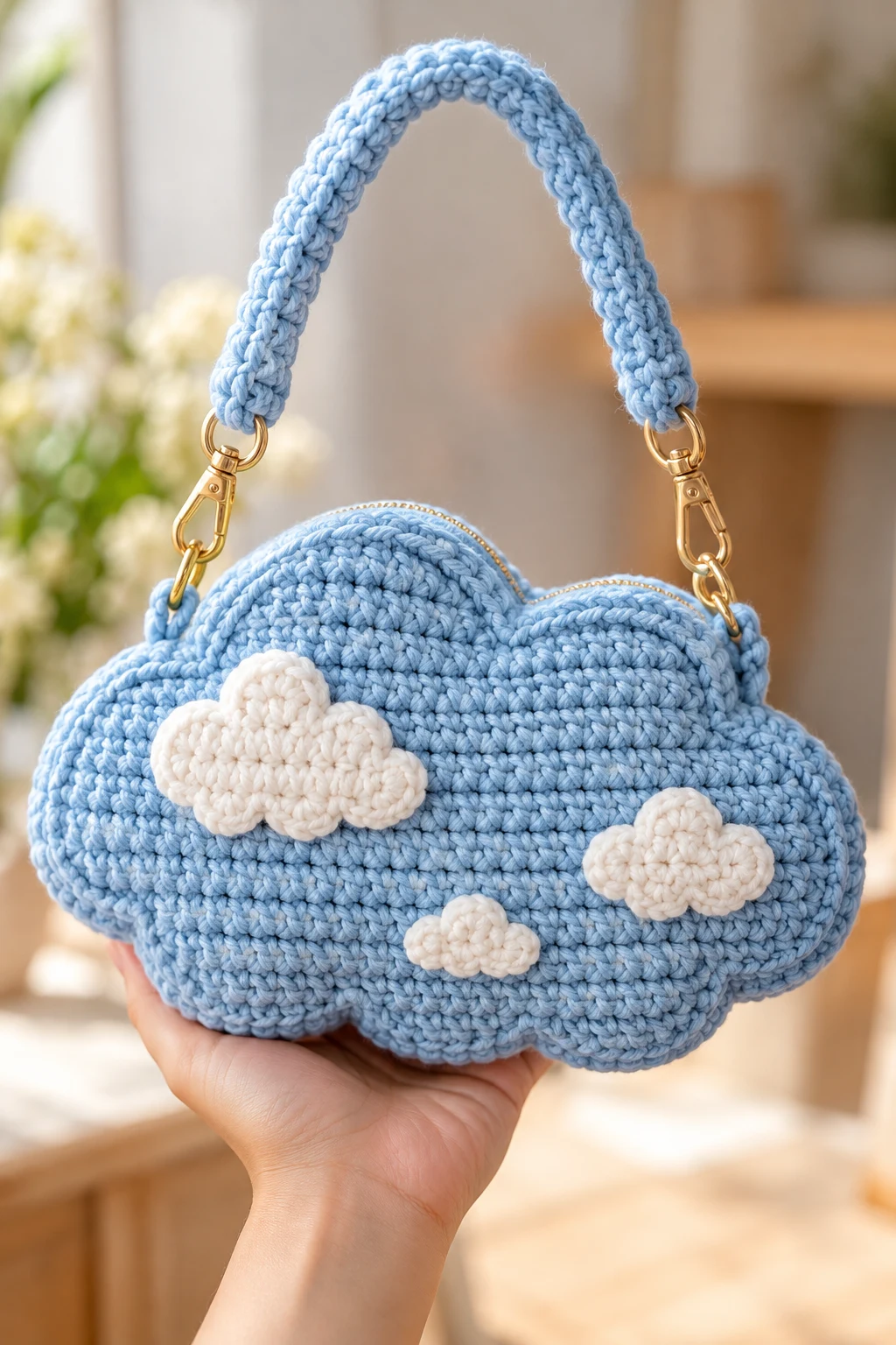 Project 7 — crochet cloud bag
