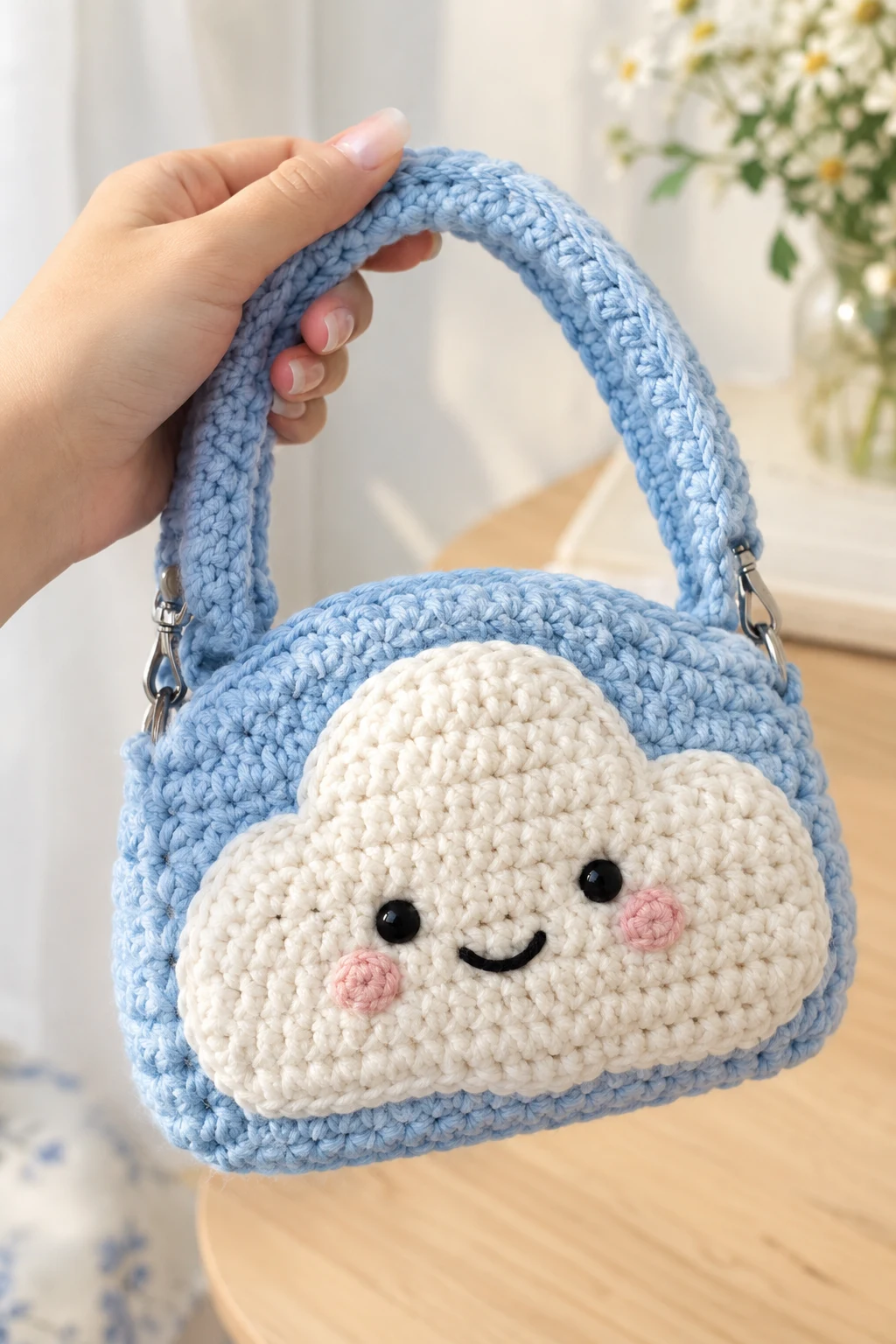 Project 9 — crochet cloud bag
