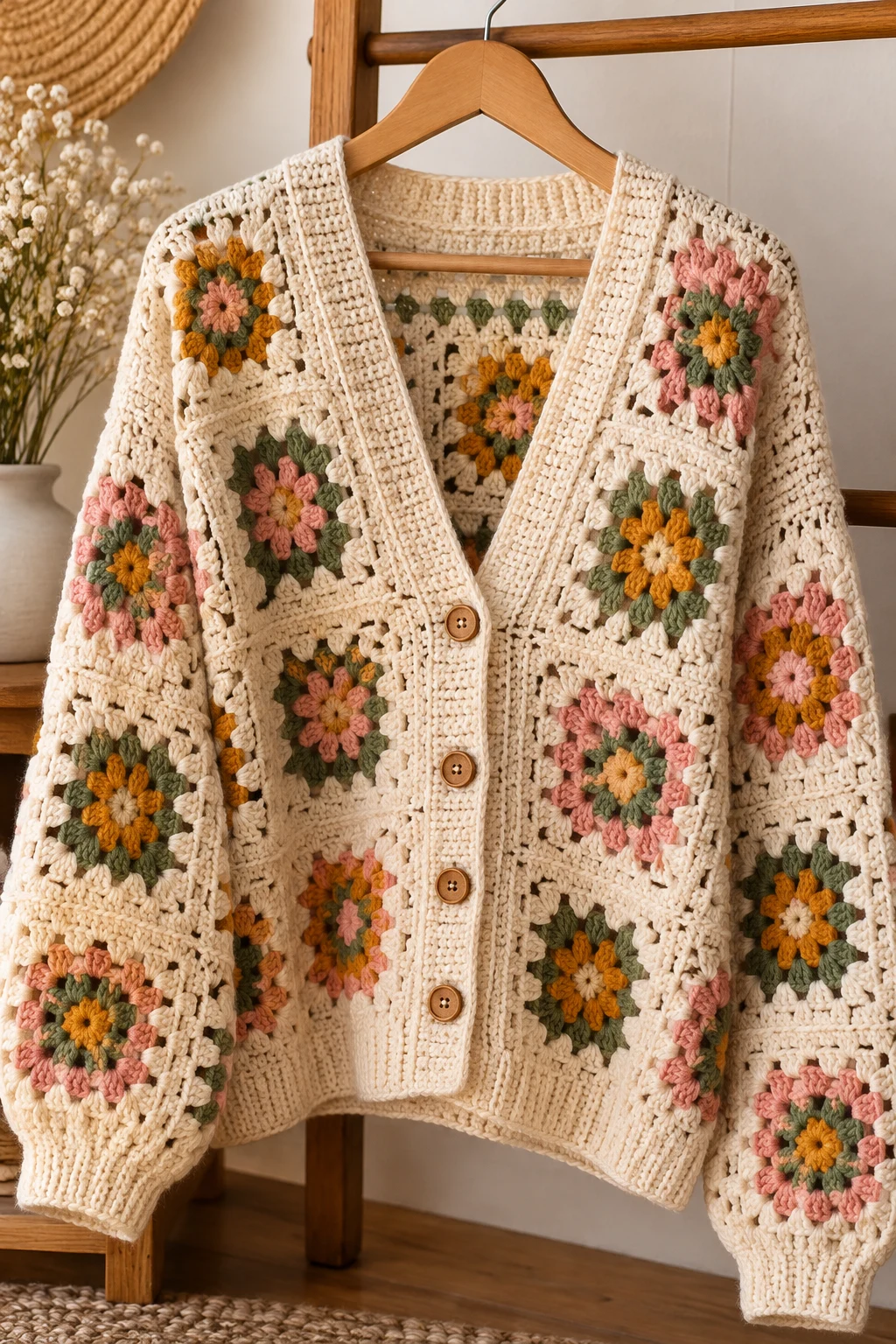The Cozy Crochet Cardigan — crochet comfy sweater style outfit