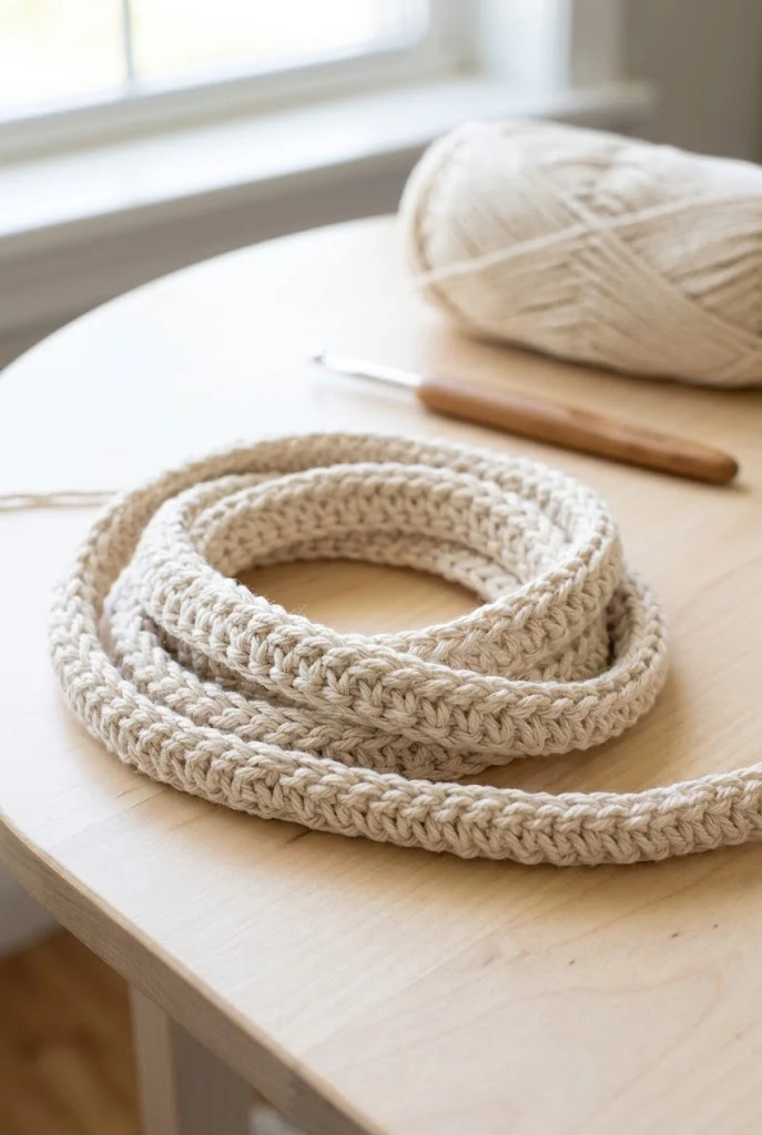 Thermal Stitch Heavy Crochet Cord — crochet cord style outfit