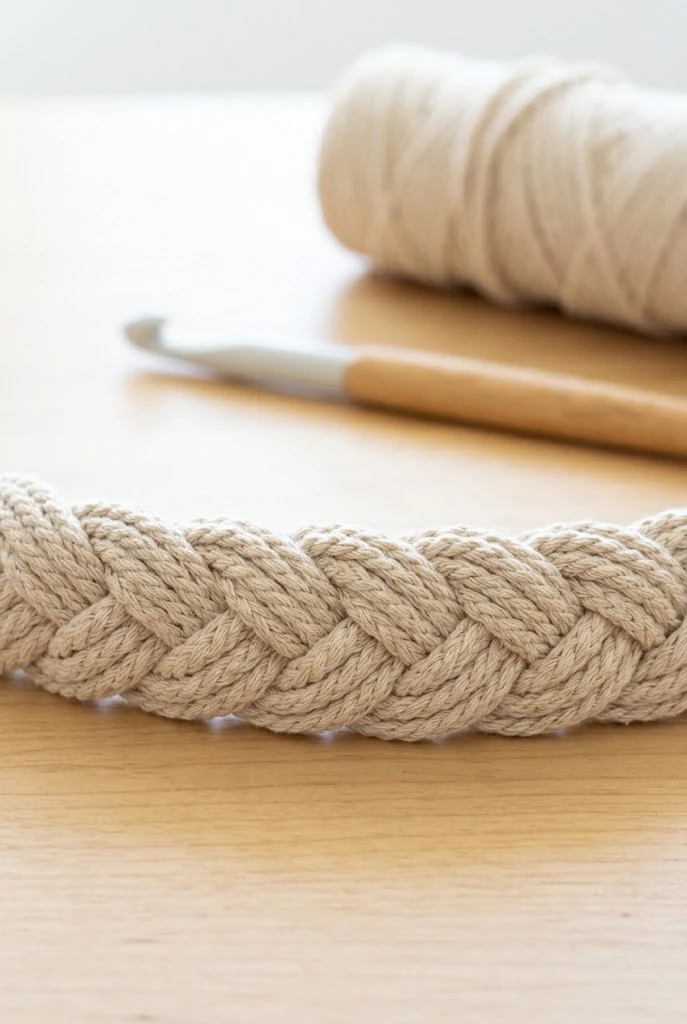Macramé-Hybrid Crochet Cord Braid — crochet cord style outfit