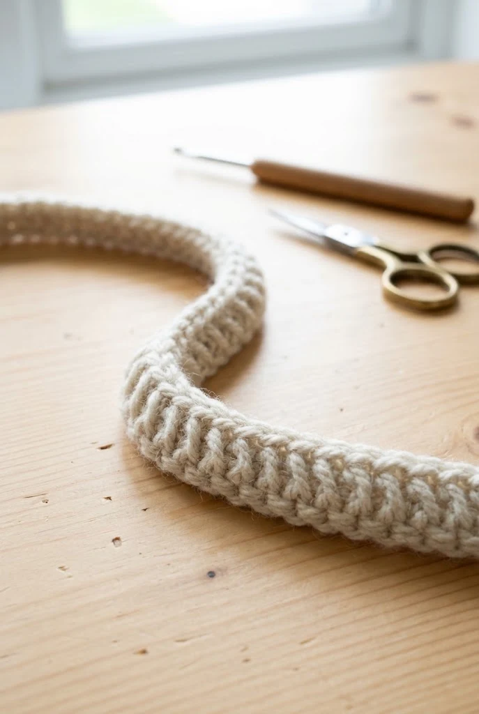 Crab Stitch Reverse Crochet Cord — crochet cord style outfit