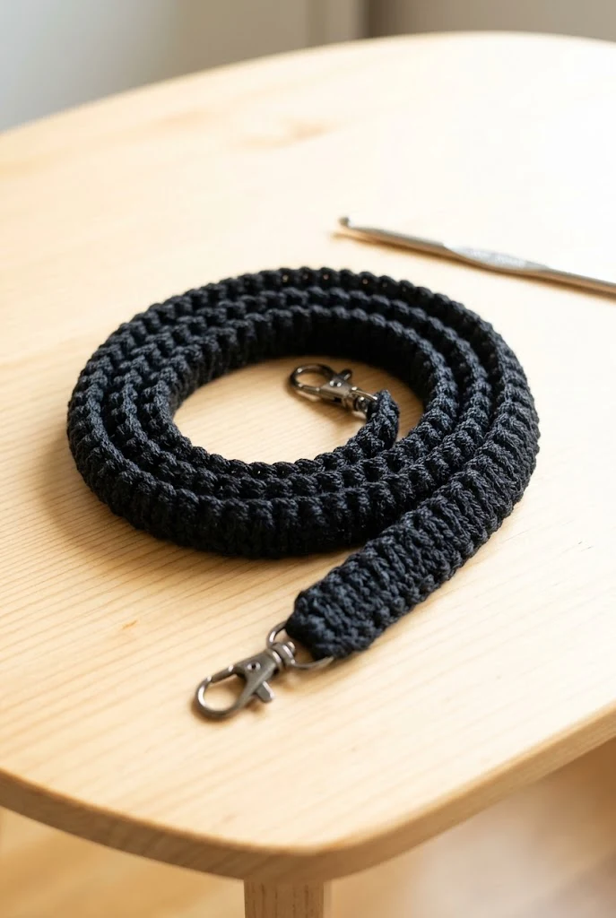 Elastic Crochet Cordon Telephone — crochet cord style outfit