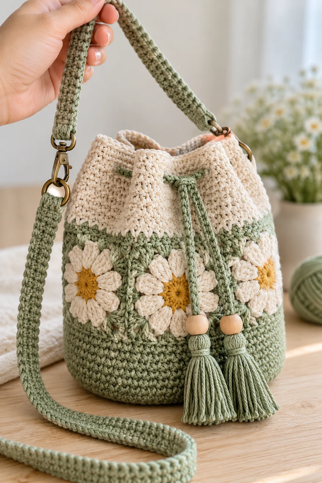Beginner-Friendly Crochet Crossbody Bucket Bag — crochet cross body bag pattern free style outfit