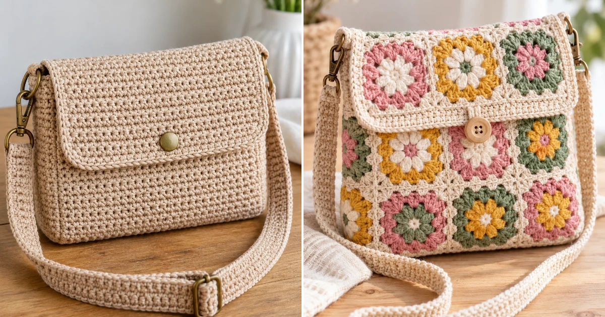 Crochet cross body bag pattern free: 17 Best DIY Ideas crochet cross body bag pattern free