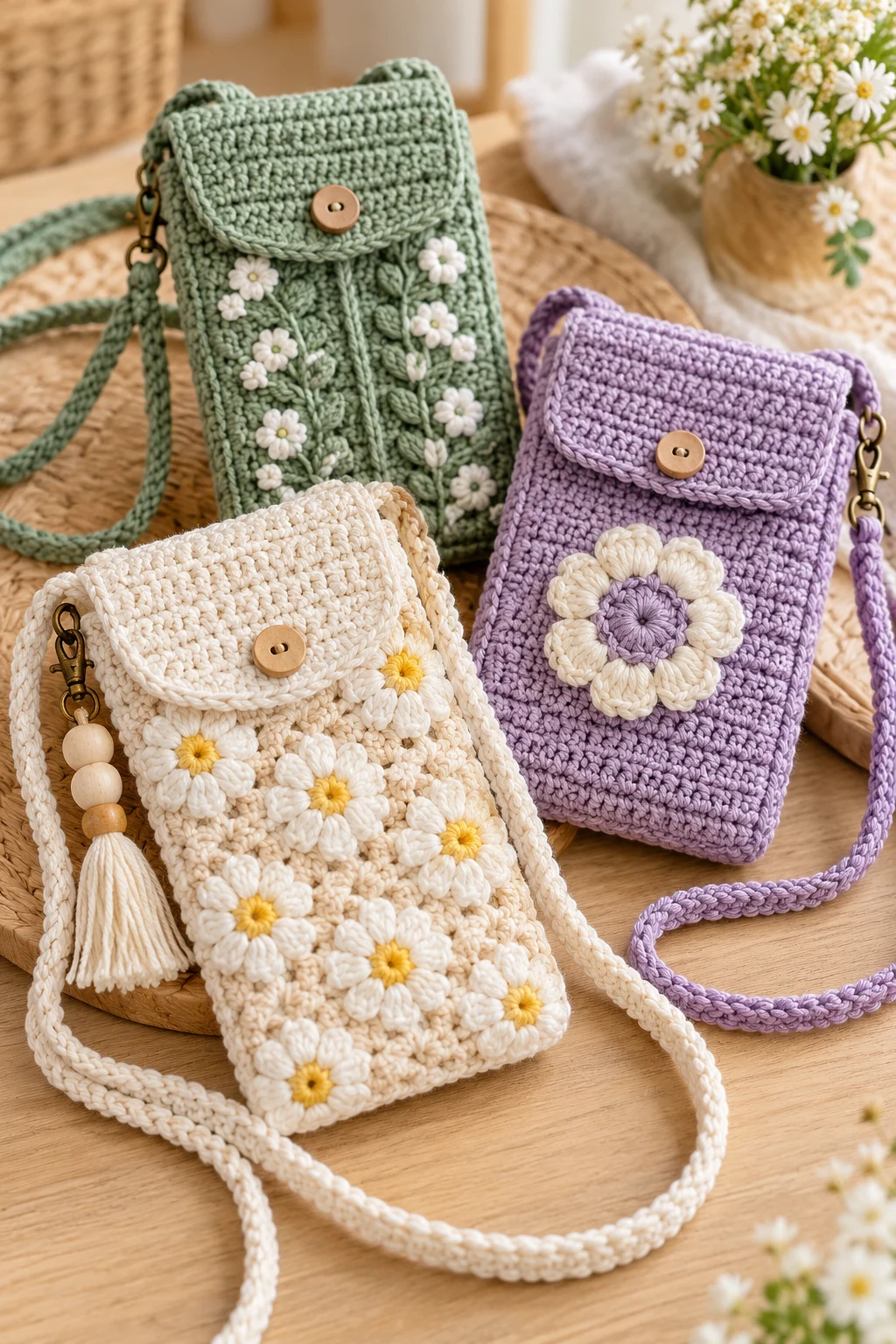 Trendy Crochet Phone Pouches — Crochet DIY Tutorial style outfit