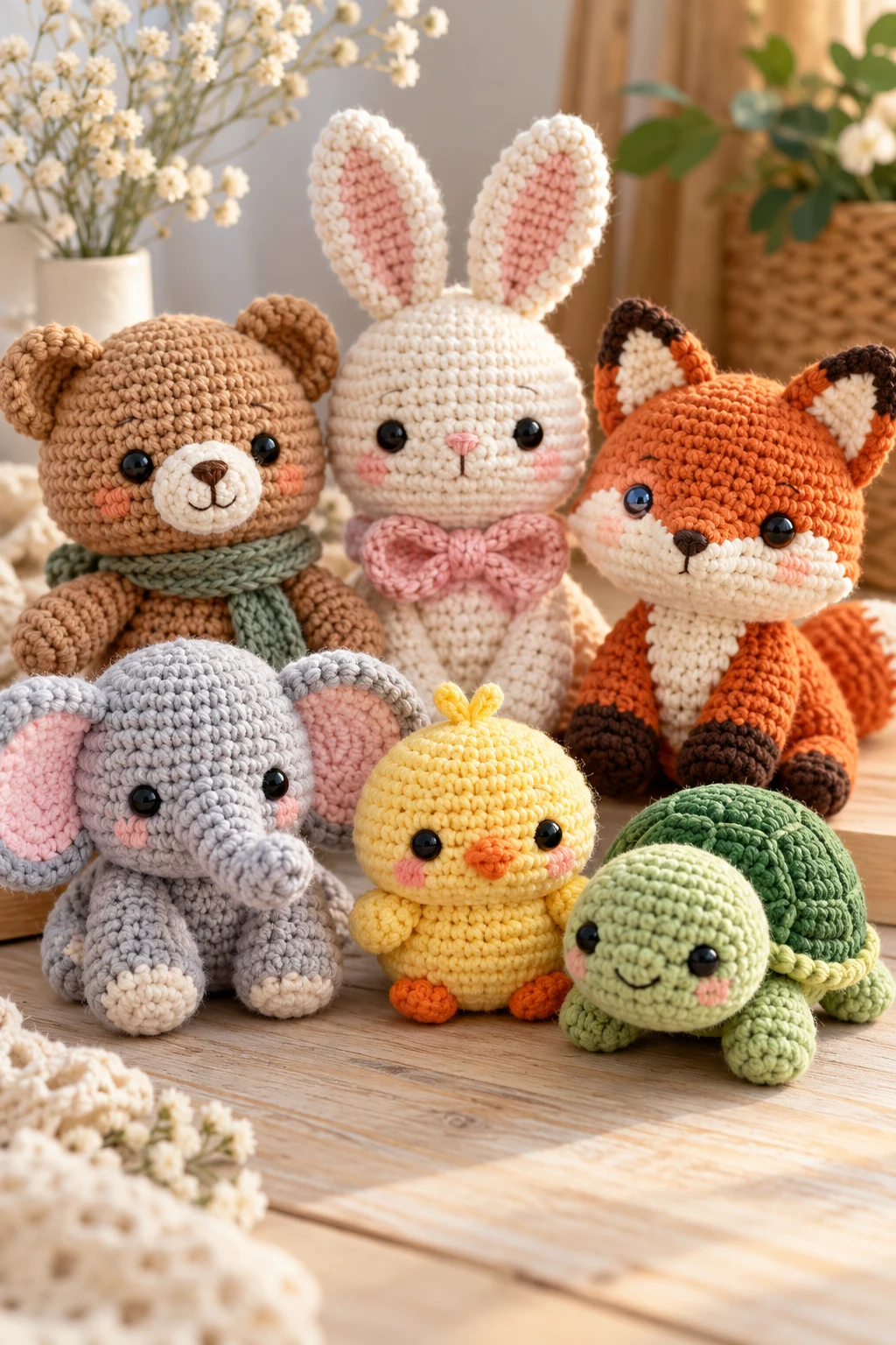 Cute Amigurumi Crochet Animals — Crochet DIY Tutorial style outfit
