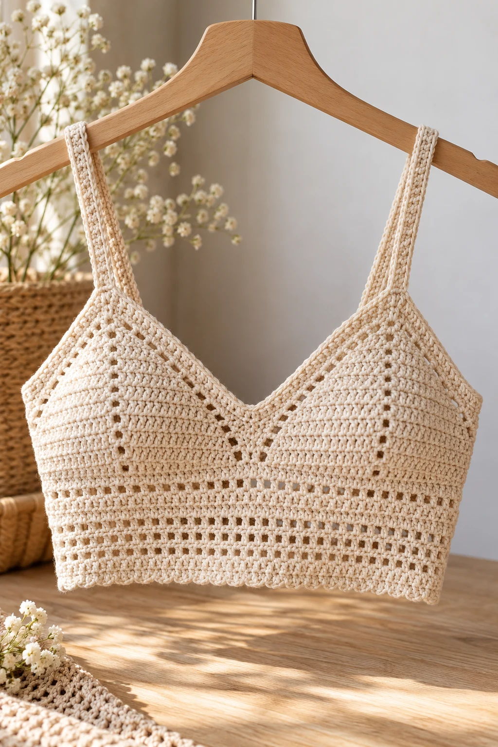 The Minimalist Crochet Crop Top — Crochet DIY Tutorial style outfit