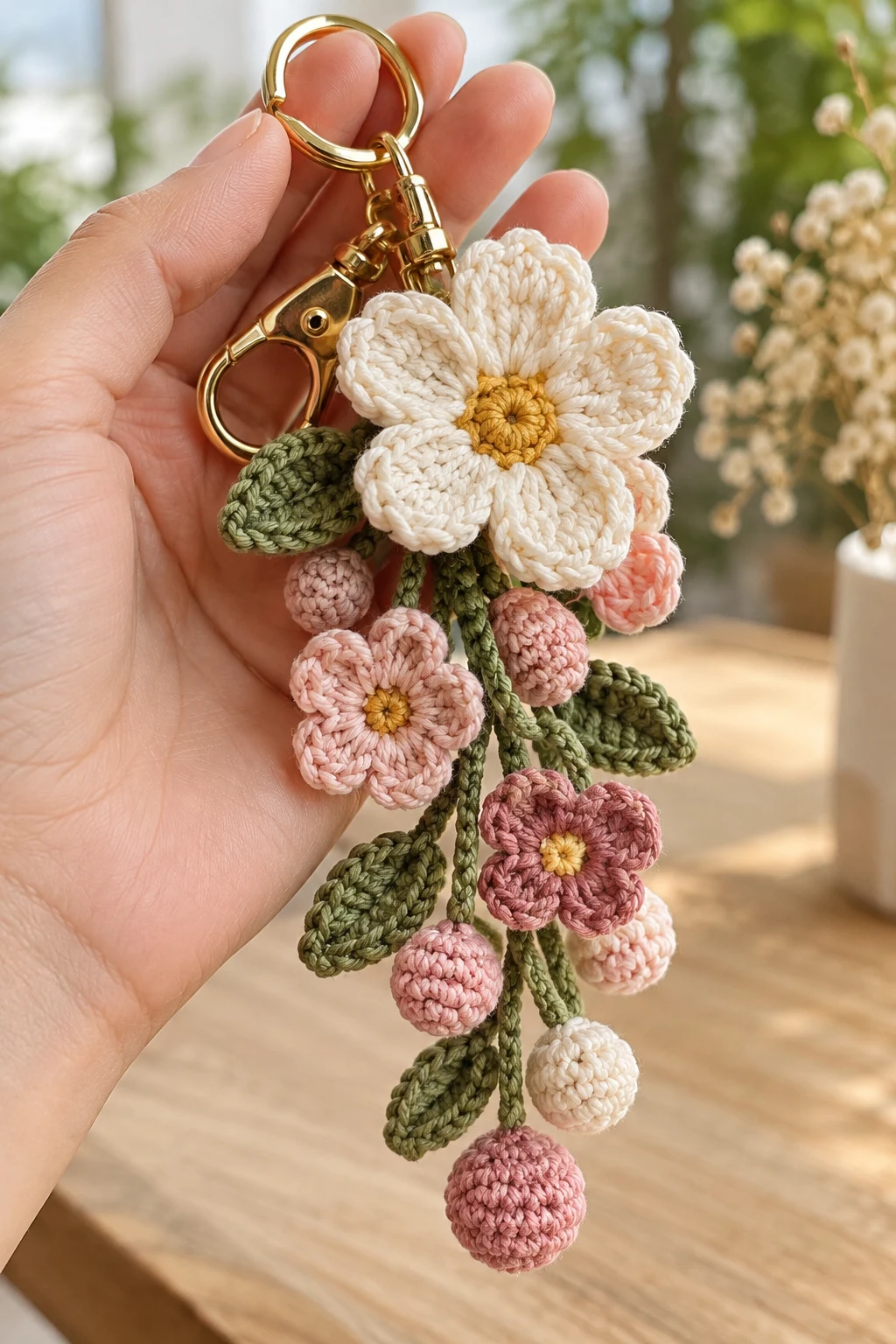 The Downtown Crochet Keychain — crochet downtown style outfit