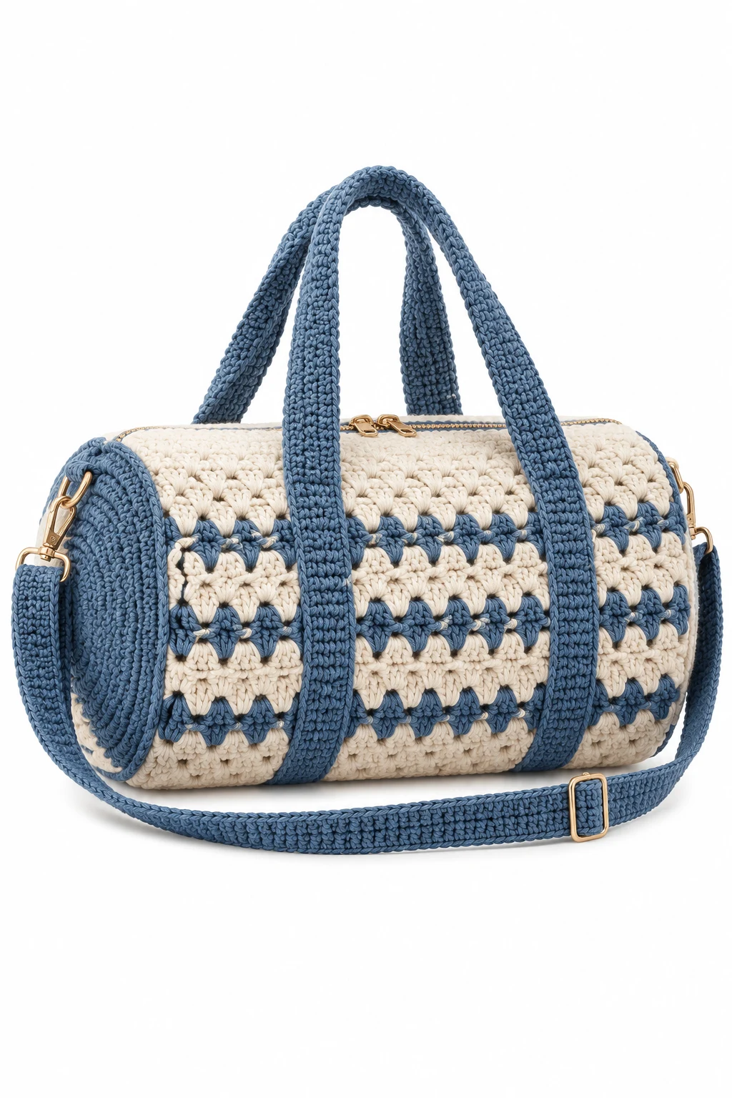 Shop: crochet duffel bag