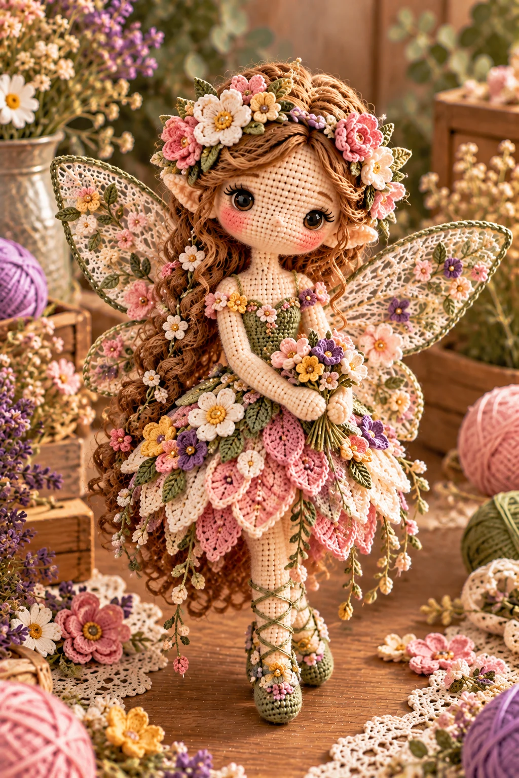 Floral Crochet Fairy — crochet fairy style outfit