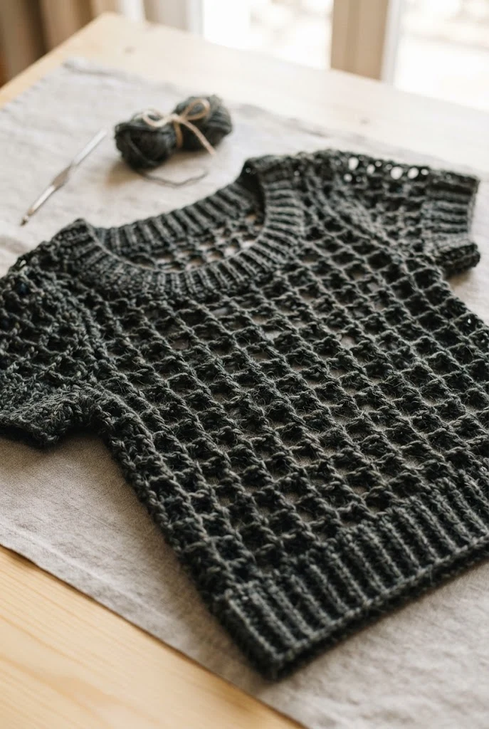 Casual Coffee Run Chic Vest — crochet fall clothing style outfit