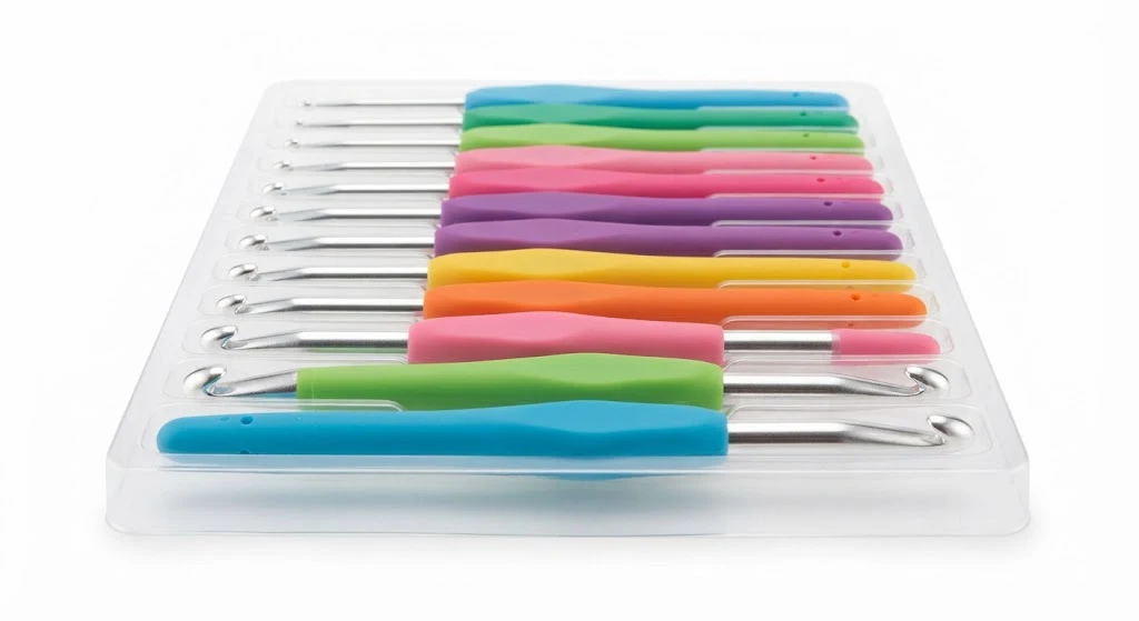 Let's Make Crochet Hooks Set with Ergonomic Handles
