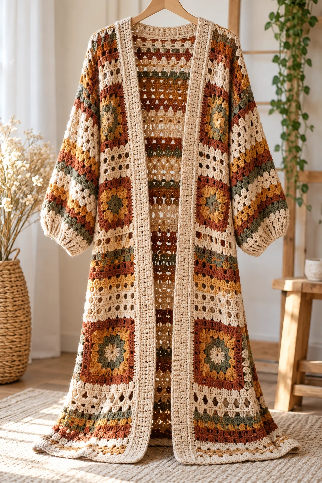 The Longline Crochet Duster Cardigan — crochet fall wearables style outfit